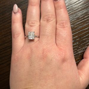 Modern Gents The Camille Engagement Ring. Size 9.